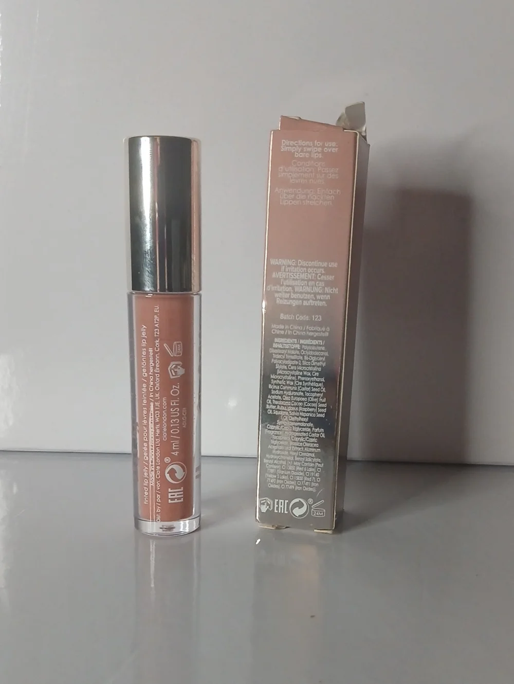 NIB Uncover Shade Ciaté London Dewy Gloss Tinted Lip Jelly 4 Ml